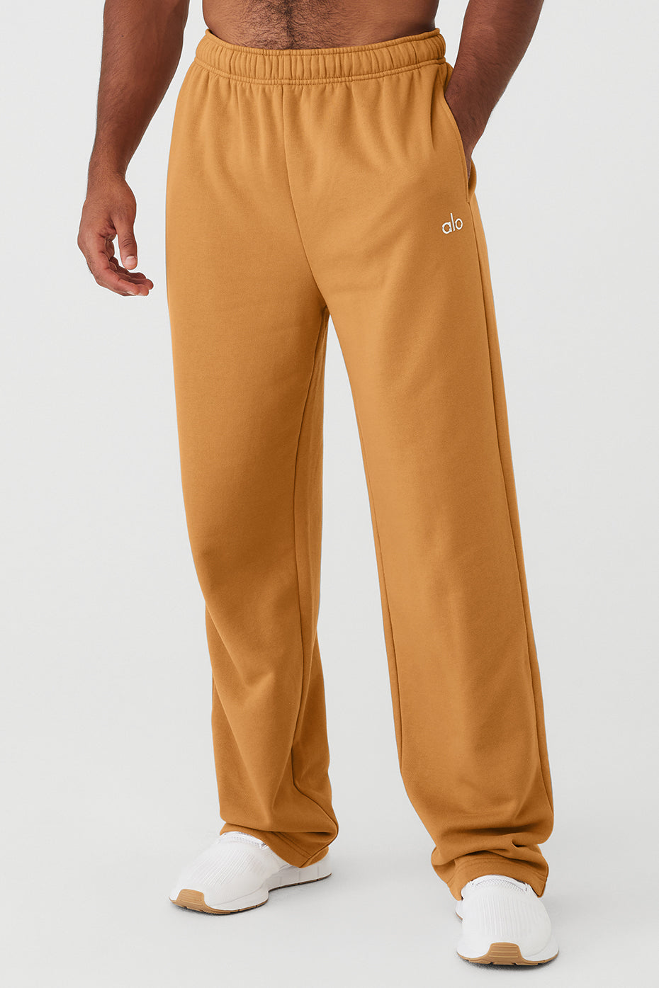 Apricot Orange Men's Alo Yoga Accolade Straight Leg Sweatpants | ICP-165298