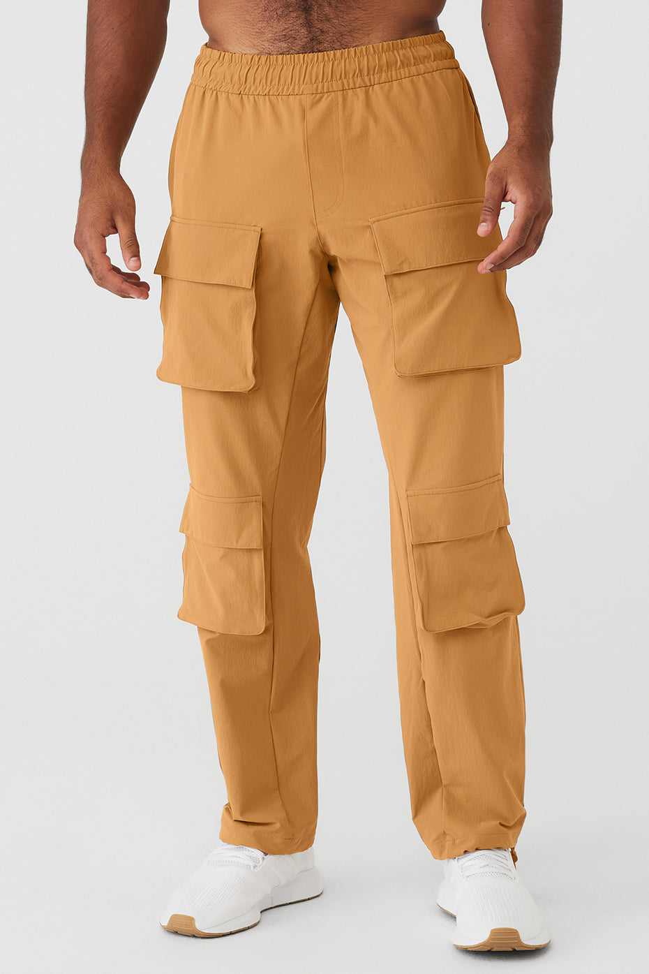 Apricot Orange Men's Alo Yoga Cargo Venture Pants | BXR-391824