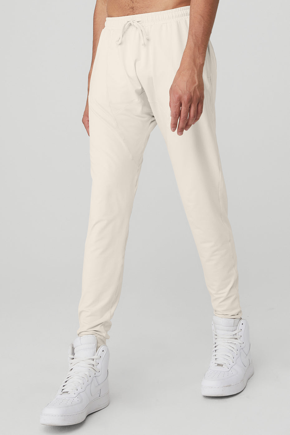 Beige Men's Alo Yoga Conquer Revitalize Pants | PCH-396208