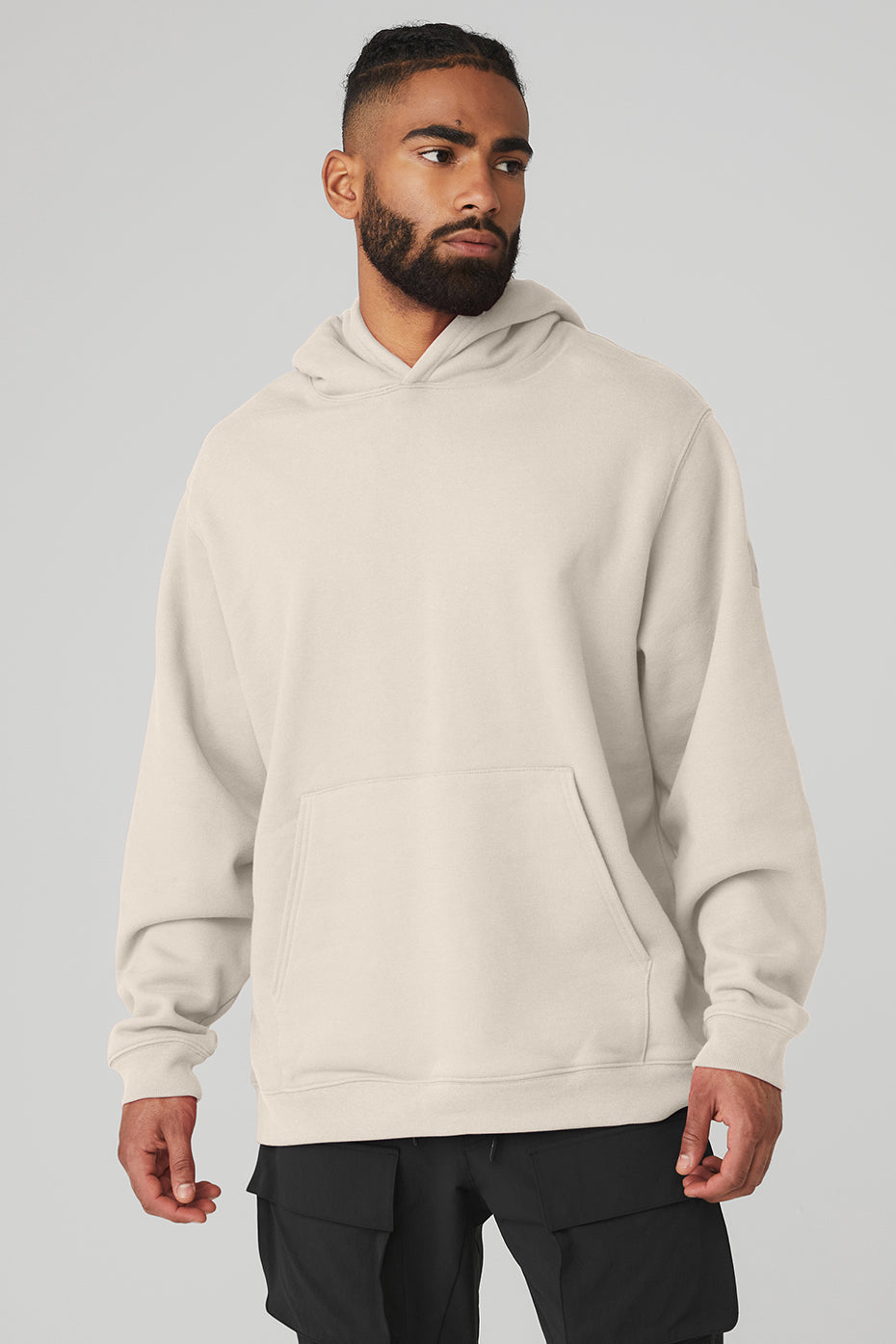 Beige Men's Alo Yoga Renown Heavy Weight Hoodie | MPC-642308