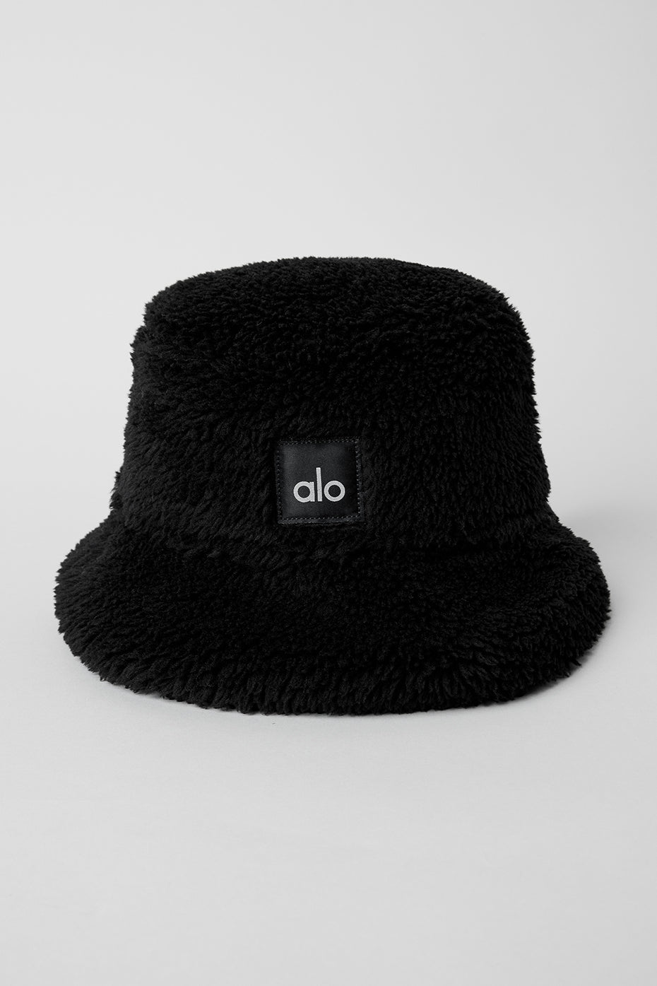 Black Unisex Alo Yoga Foxy Sherpa Bucket Hats | WJB-496735