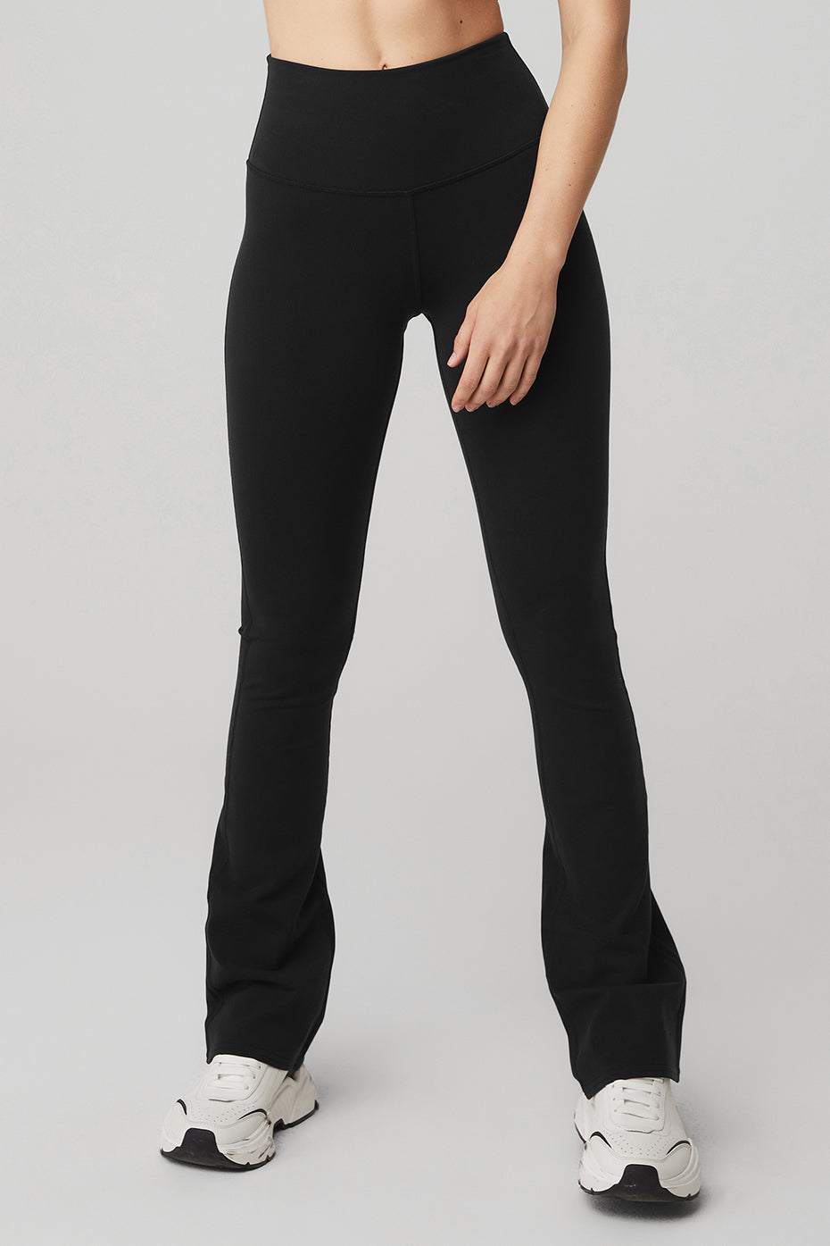 Black Women's Alo Yoga Airbrush High-Waist Bootcut Leggings | GRH-173498