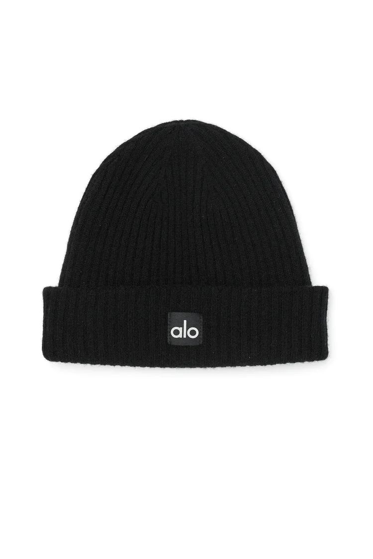 Black Women's Alo Yoga Cashmere Hats | GQT-527601