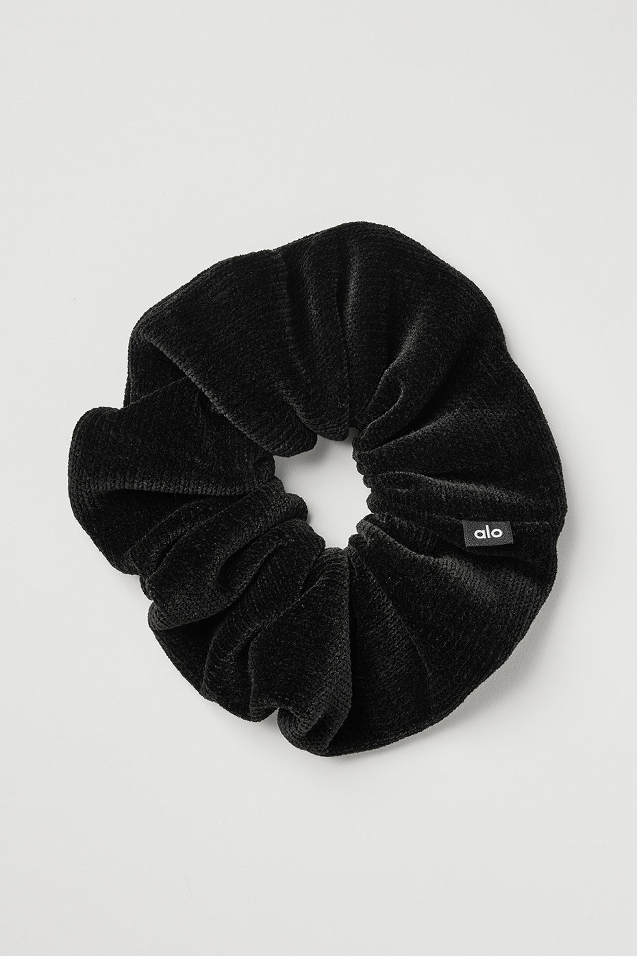 Black Women's Alo Yoga Chenille Oversized Scrunchie Hair Accessories | JZC-269045