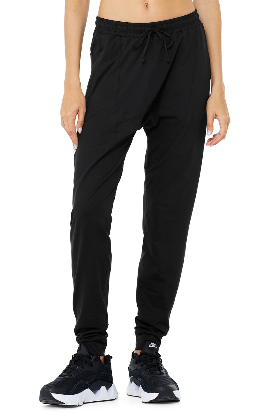 Black Women's Alo Yoga Conquer Revitalize Sweatpants | QNF-651872