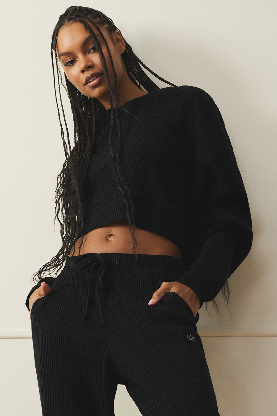 Black Women's Alo Yoga Muse Hoodie | OTR-918407