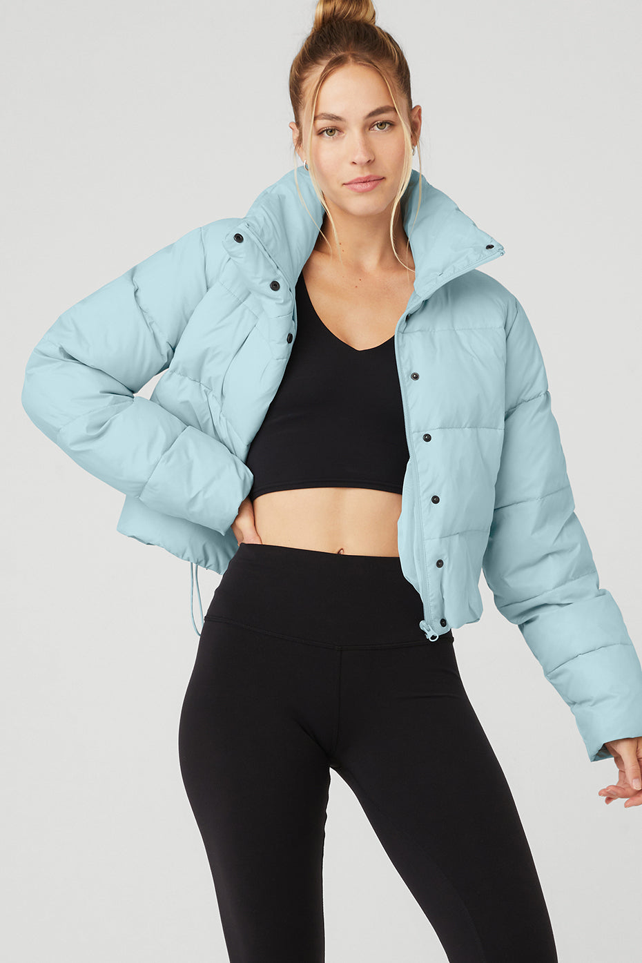 Blue Women's Alo Yoga Gold Rush Puffer Jackets | MDV-843579