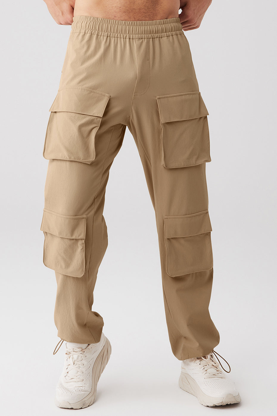 Brown Men's Alo Yoga Cargo Venture Pants | DFI-290581