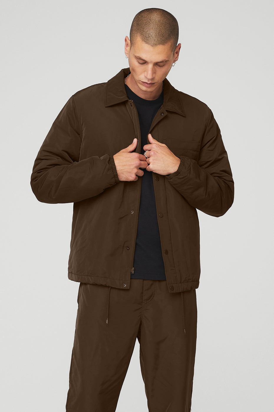 Chocolate Men's Alo Yoga Legend Jackets | CJQ-950168