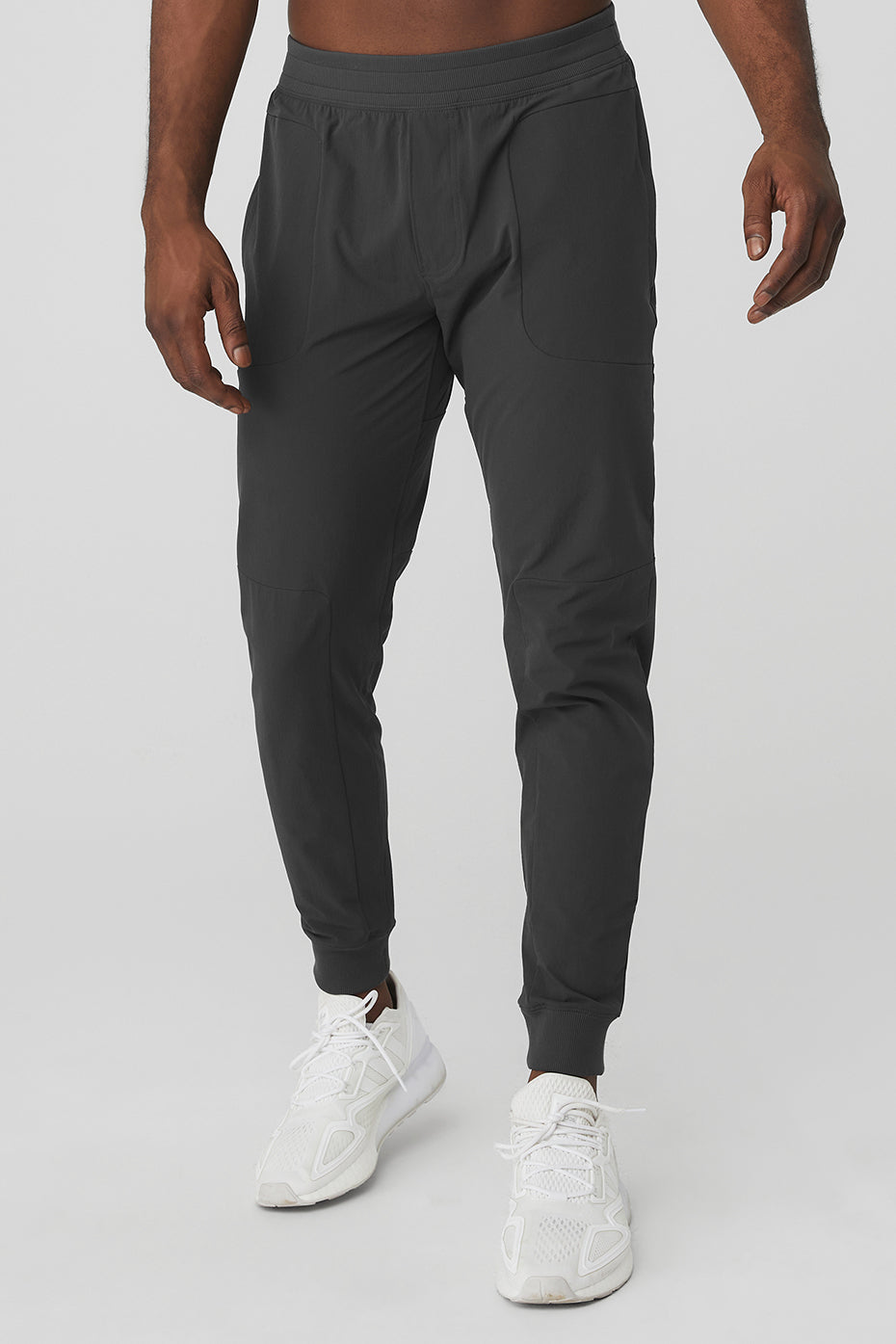 Dark Grey Men's Alo Yoga Co-Op Pants | GXP-972160