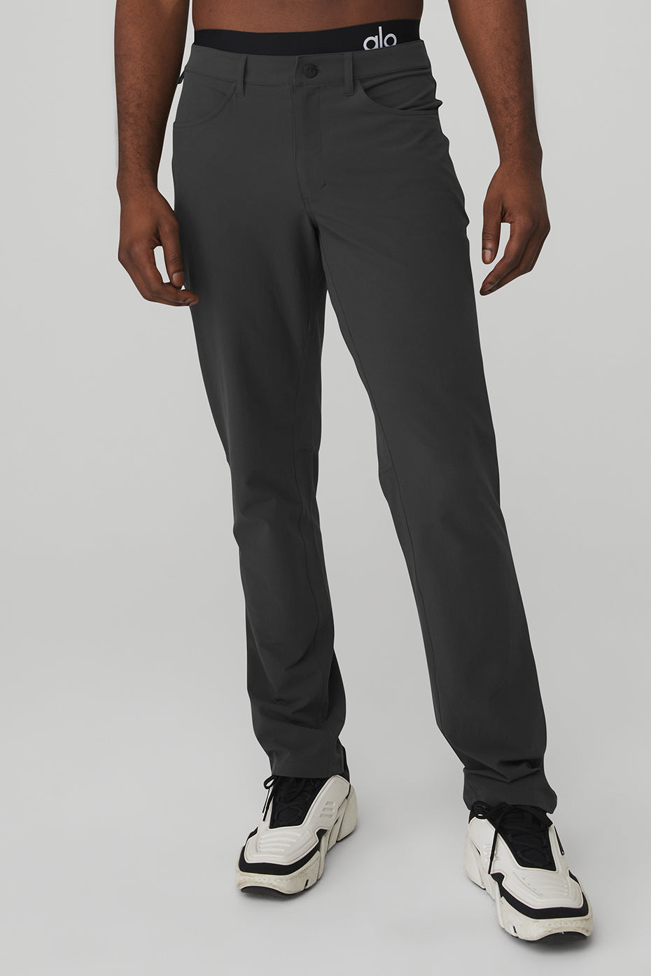 Dark Grey Men's Alo Yoga Day and Night Pants | JTI-816345