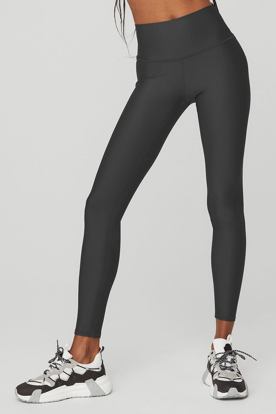 Dark Grey Women's Alo Yoga 7/8 High-Waist Airlift Leggings | KIW-780541