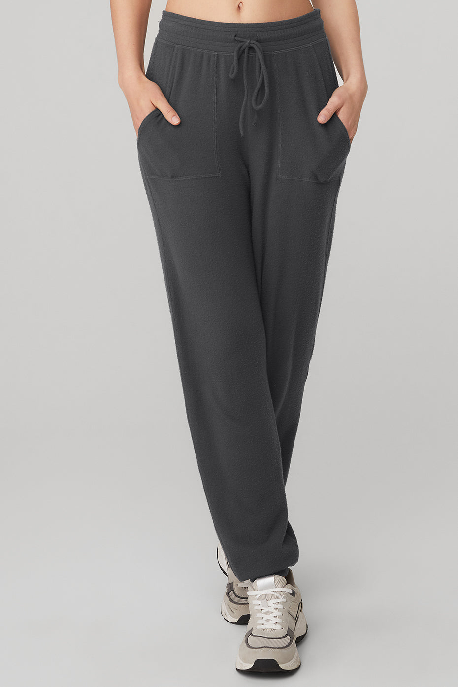 Dark Grey Women's Alo Yoga Soho Sweatpants | QLK-302475