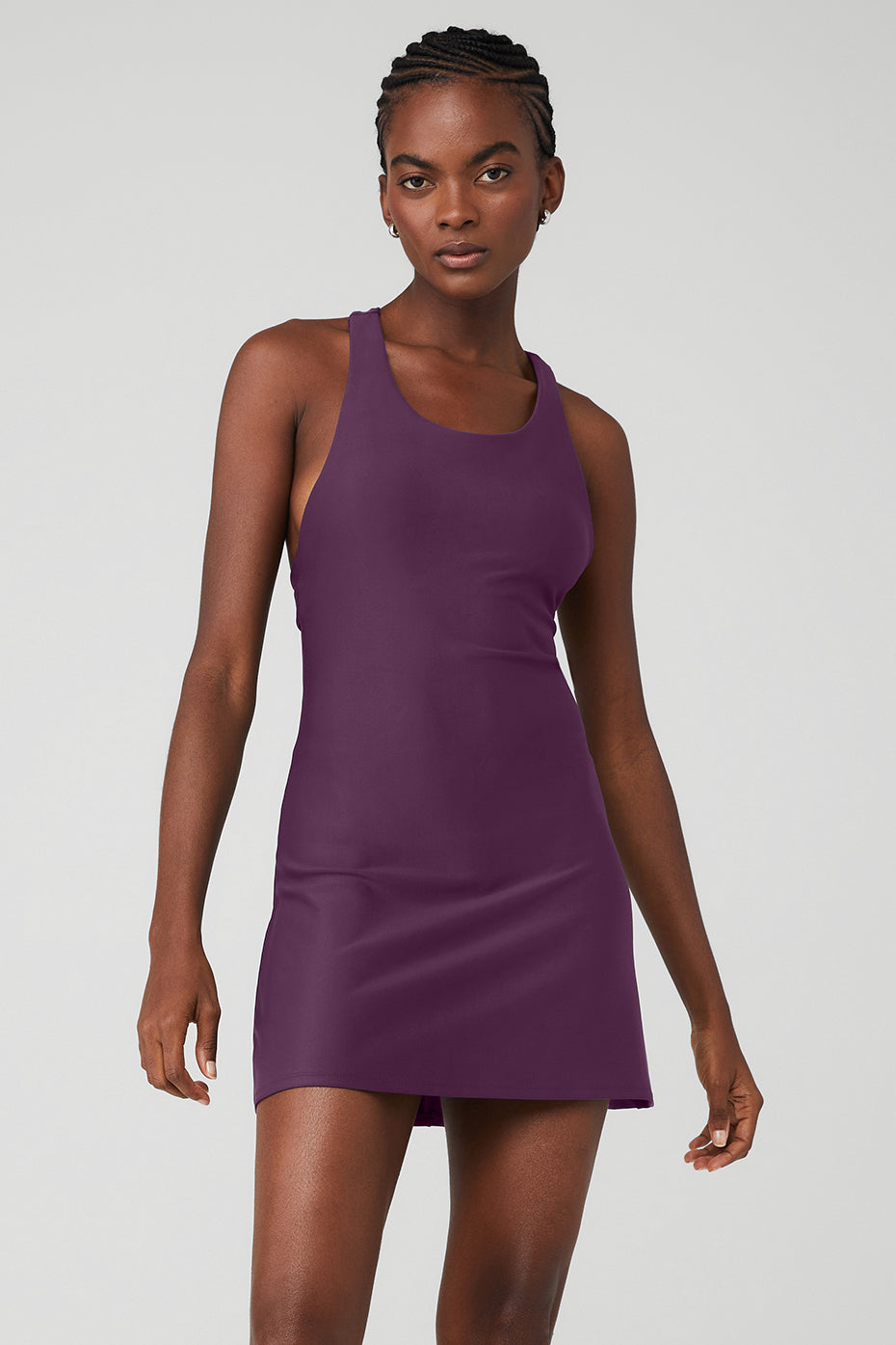 Dark Purple Women's Alo Yoga Airlift Fly Dress | GPC-481630