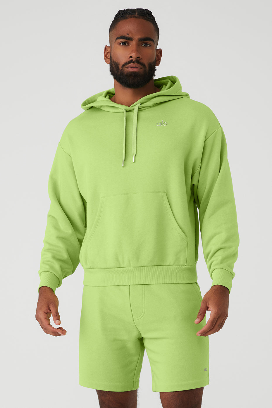 Green Men's Alo Yoga Accolade Hoodie | ESG-802759