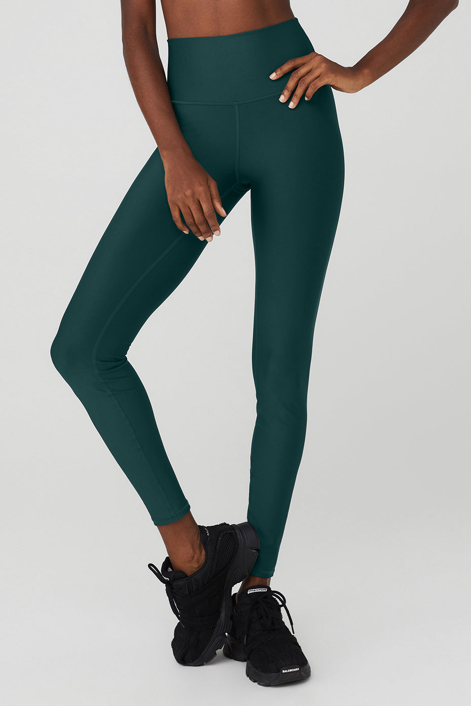 Green Women's Alo Yoga 7/8 High-Waist Airlift Leggings | MKJ-574268