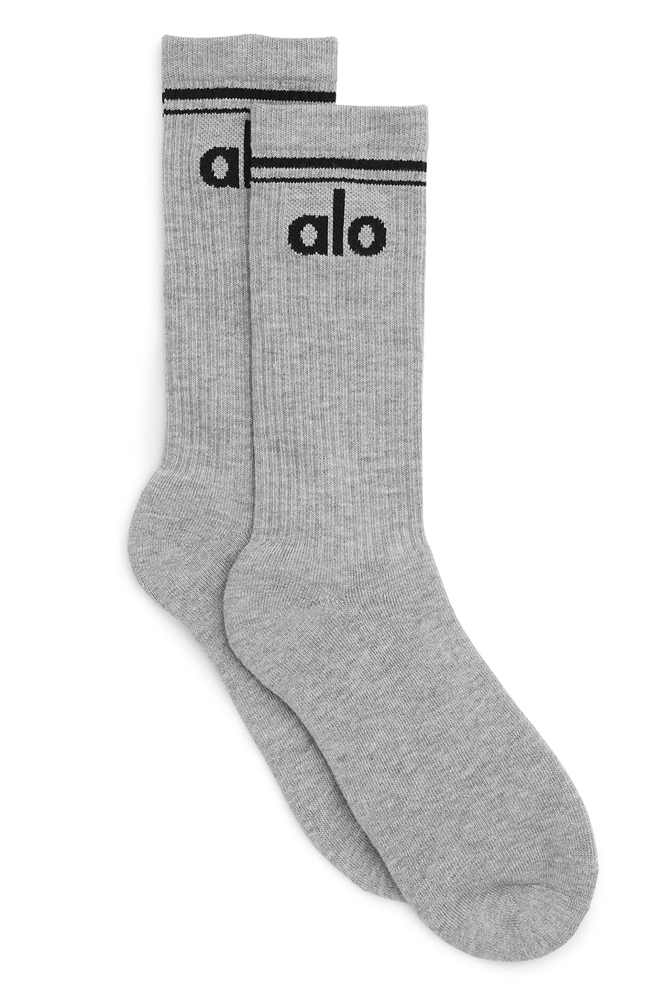 Grey / Black Unisex Alo Yoga Throwback Socks | THA-461375