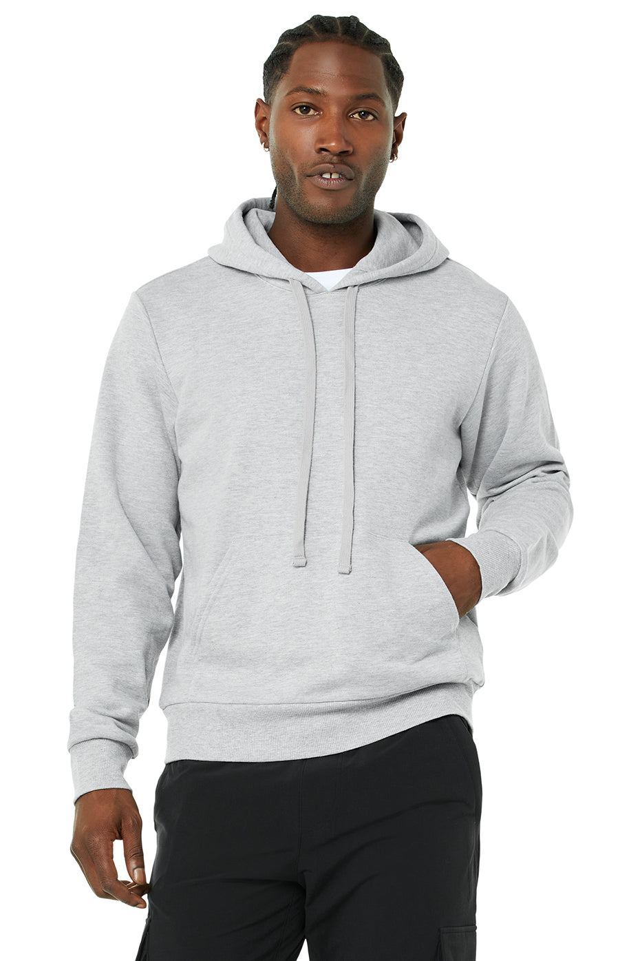 Grey Men's Alo Yoga Caliber Hoodie | LDN-982736