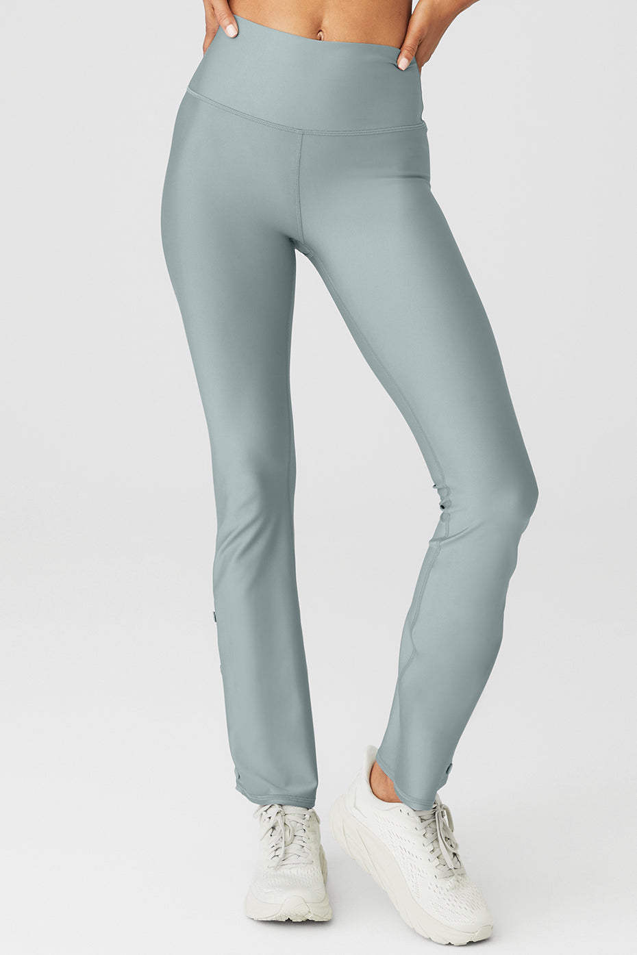 Grey Women's Alo Yoga Airlift High-Waist 7/8 Game Changer Leggings | YCD-780492