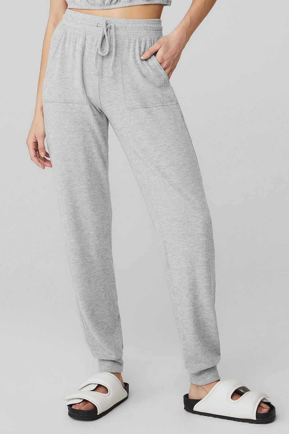 Grey Women's Alo Yoga Soho Sweatpants | OEY-621934