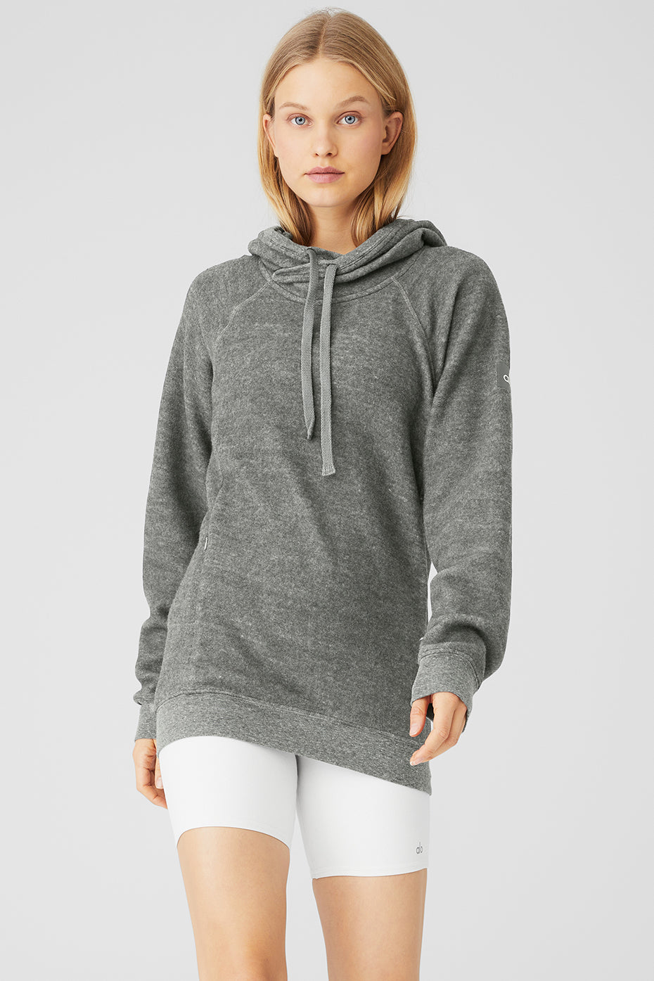 Grey Women's Alo Yoga Triumph Hoodie | QCI-240853