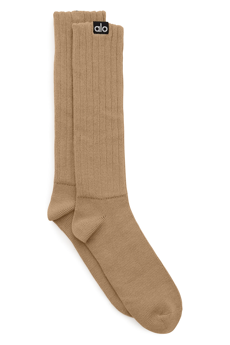 Khaki Women's Alo Yoga Scrunch Socks | YIJ-601829