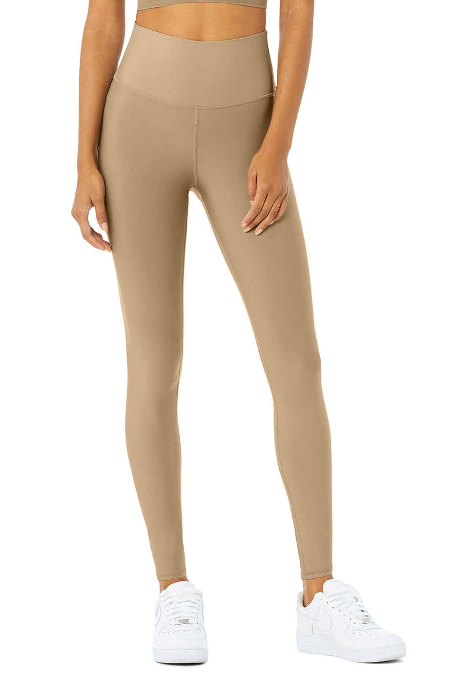 Light Brown Women's Alo Yoga High-Waist Airlift Leggings | EPT-152968