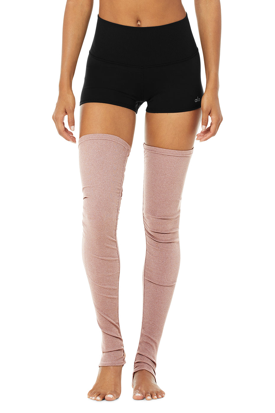 Light Purple Women's Alo Yoga Goddess Leg Warmers Socks | ZYK-205967