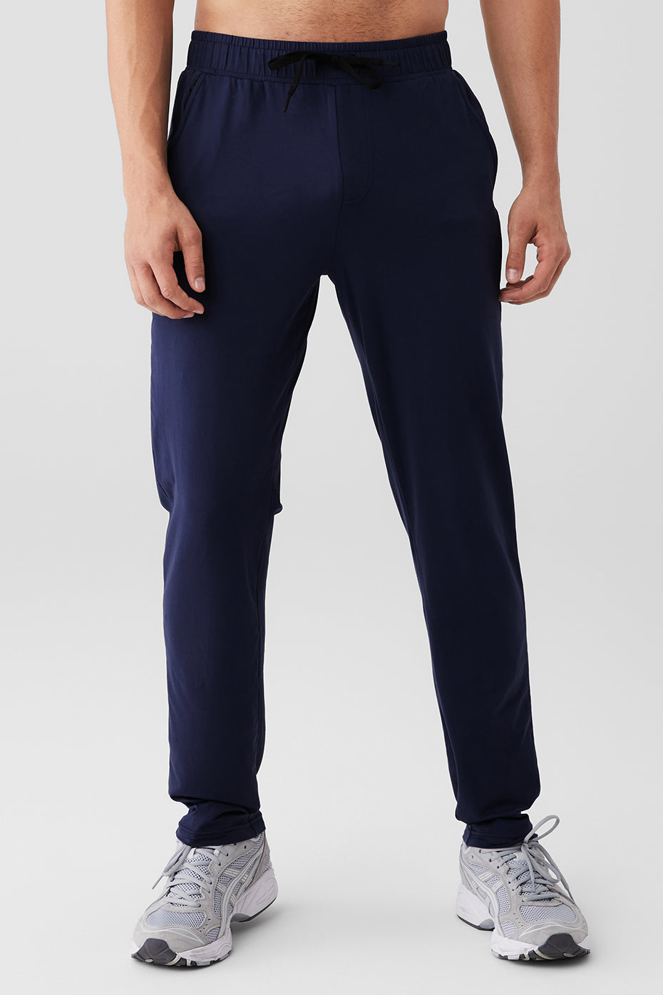 Navy Men's Alo Yoga Conquer Pulse Pants | XIW-253984