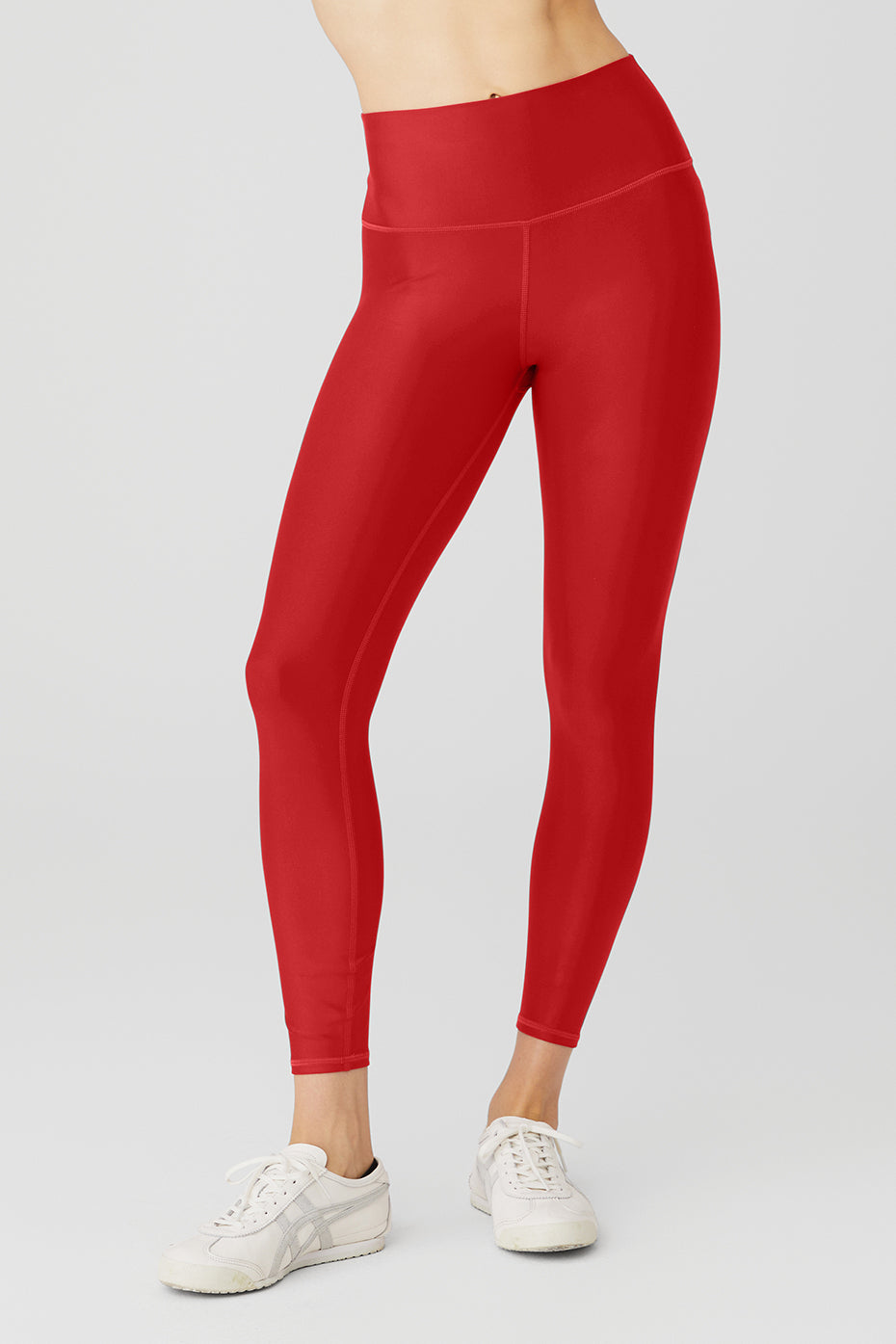 Red Women's Alo Yoga 7/8 High-Waist Airlift Leggings | BTW-561948