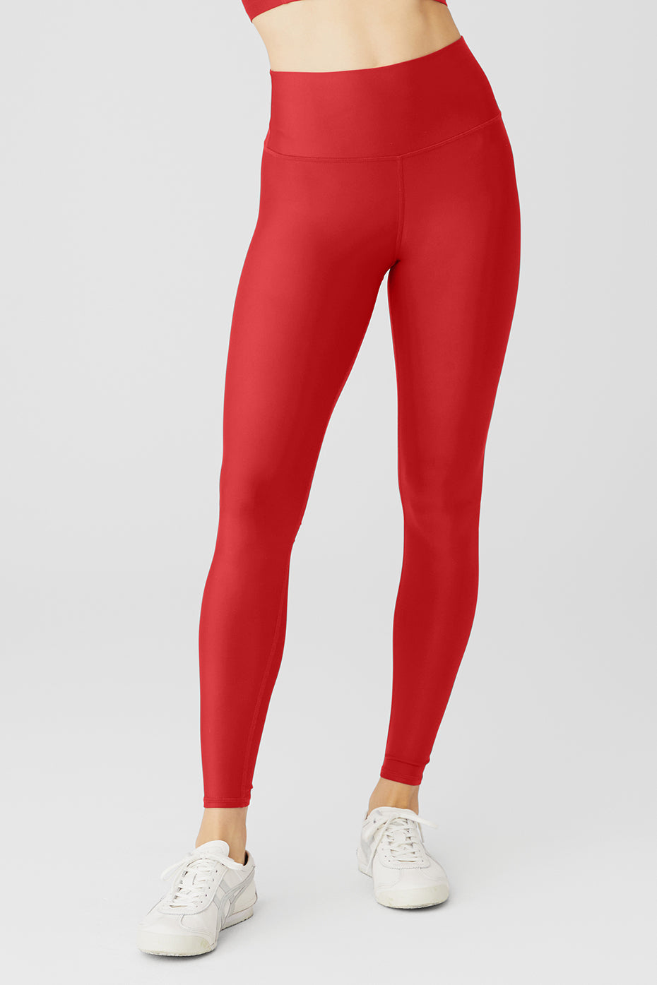 Red Women's Alo Yoga High-Waist Airlift Leggings | GKX-190542