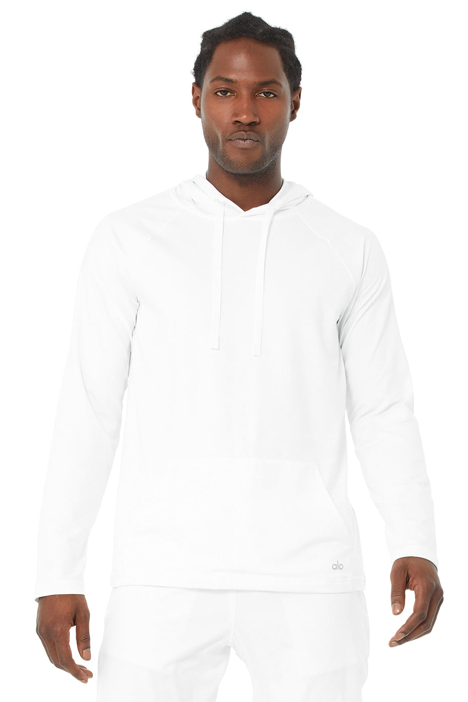 White Men's Alo Yoga The Conquer Hoodie | HZQ-259608