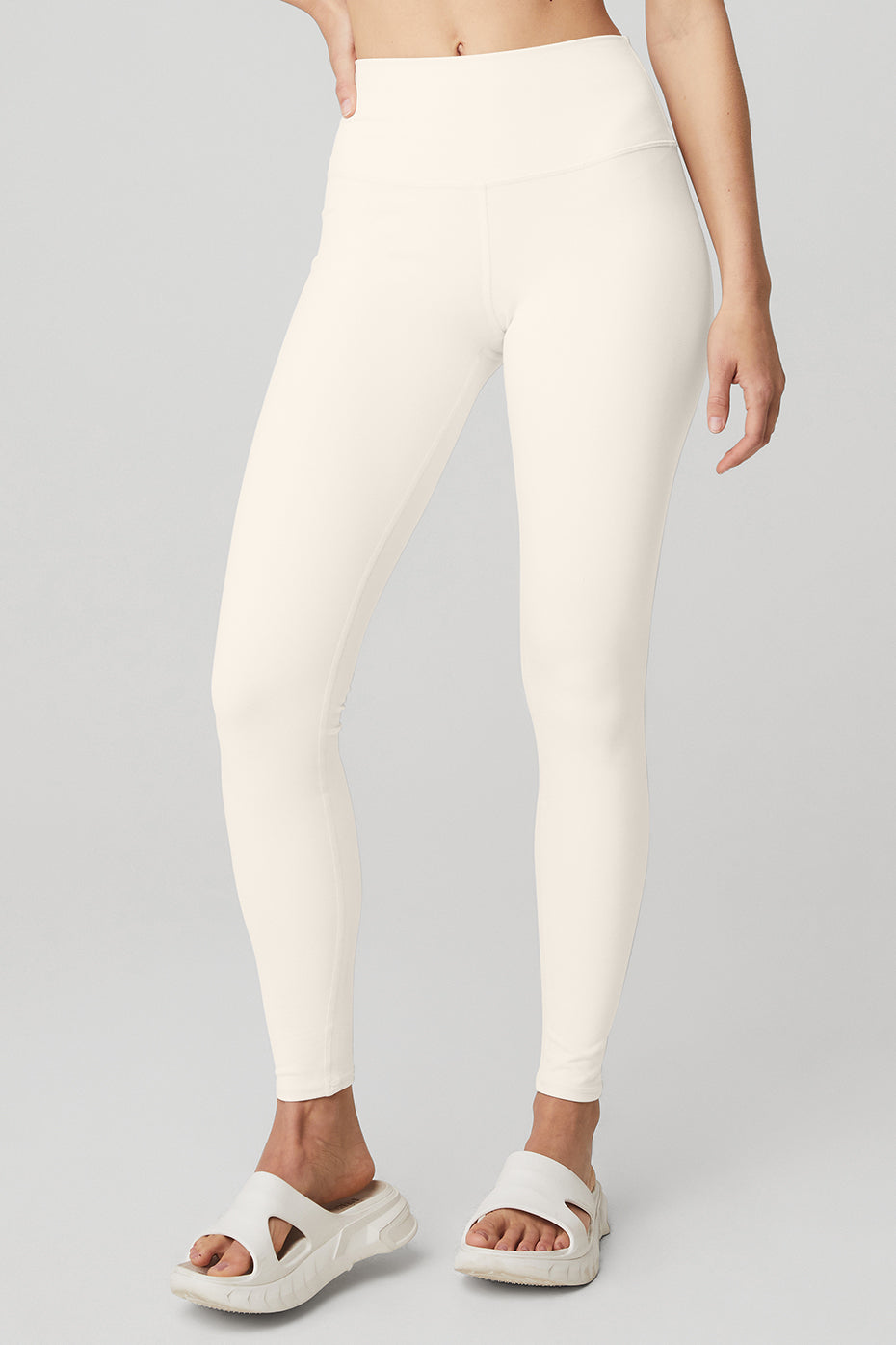 White Women's Alo Yoga High-Waist Airbrush Leggings | GJX-092687