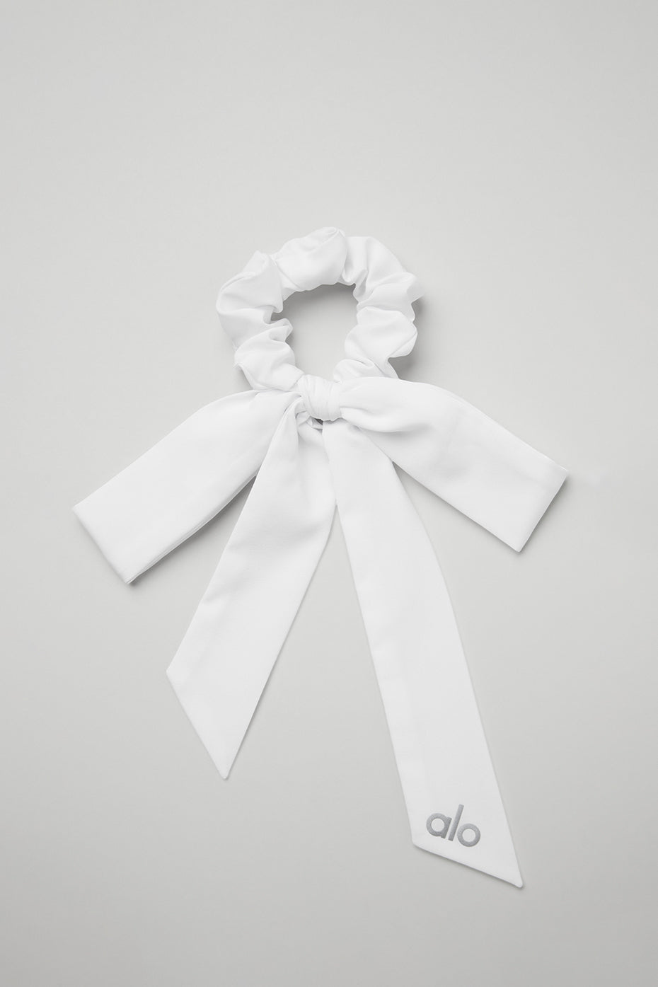 White Women's Alo Yoga Love Knots Tie Scrunchie Hair Accessories | EHX-321059