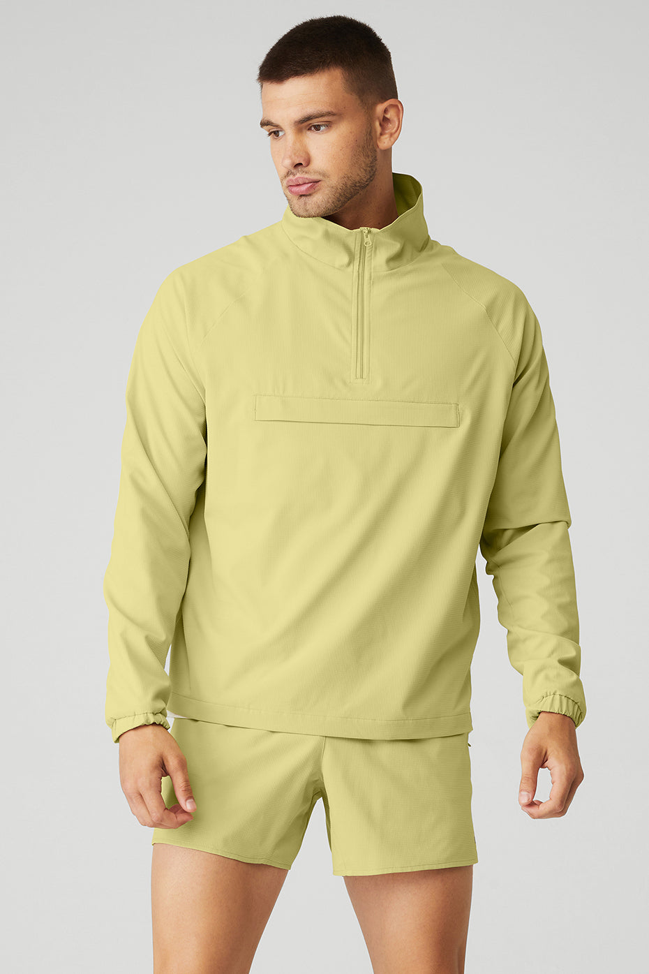 Yellow Men's Alo Yoga Ripstop 1/4 Zip On-Set Jackets | APN-467039