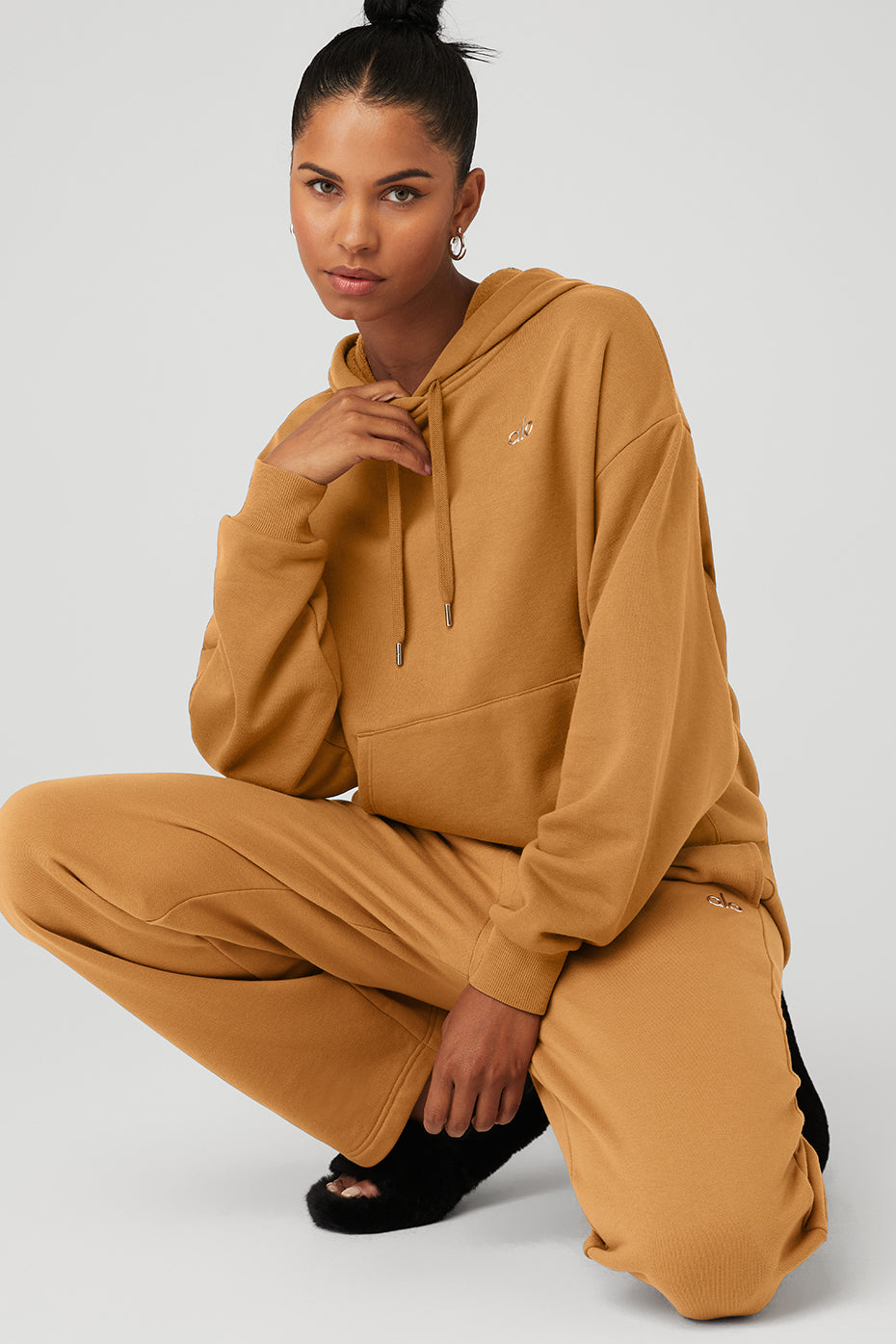 Apricot Orange Women's Alo Yoga Accolade Hoodie | GRA-350824