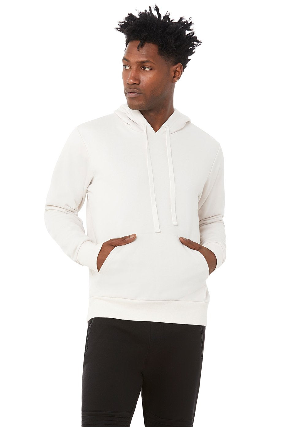 Beige Men's Alo Yoga Caliber Hoodie | OYH-153862