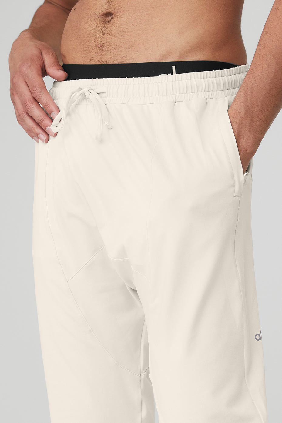 Beige Men's Alo Yoga Conquer Revitalize Pants | PCH-396208