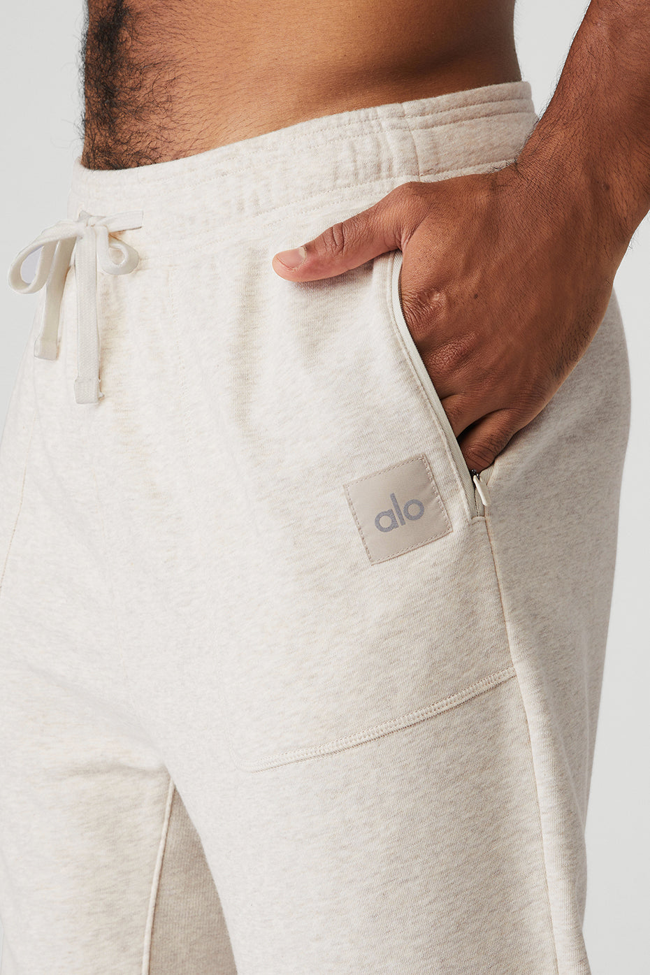 Beige Men's Alo Yoga The Qualifier Pants | FMQ-537104