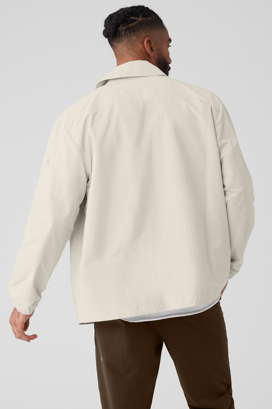 Beige Men's Alo Yoga Torrent Overshirt Jackets | GLB-352468