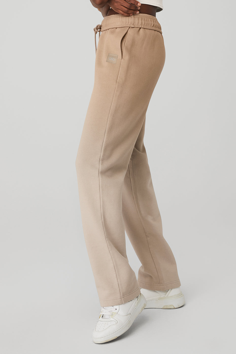 Beige Women's Alo Yoga Straight Leg Ombre Sweatpants | FME-521364