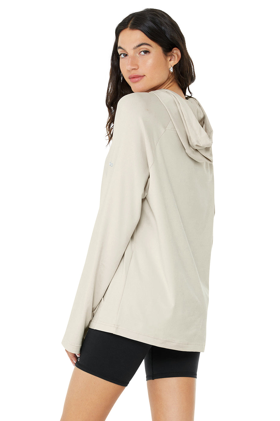 Beige Women's Alo Yoga The Conquer Hoodie | BPU-218439