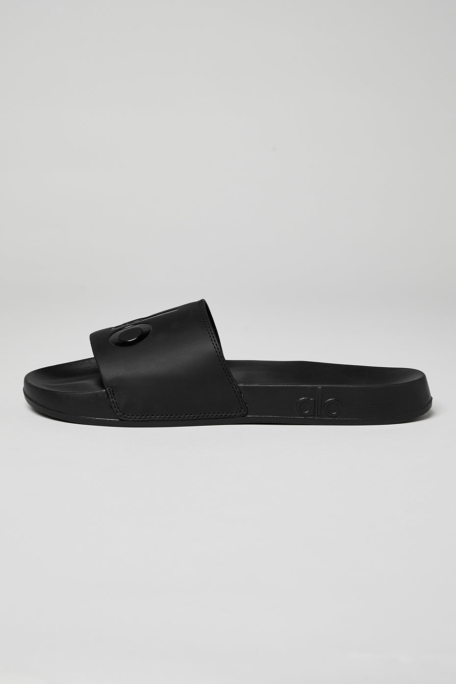 Black / Black Women's Alo Yoga WoIt Slide 2 Shoes | CTW-983241