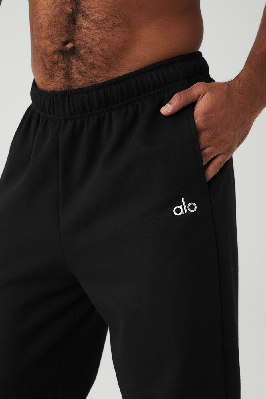 Black Men's Alo Yoga Accolade Sweatpants | QZA-796358