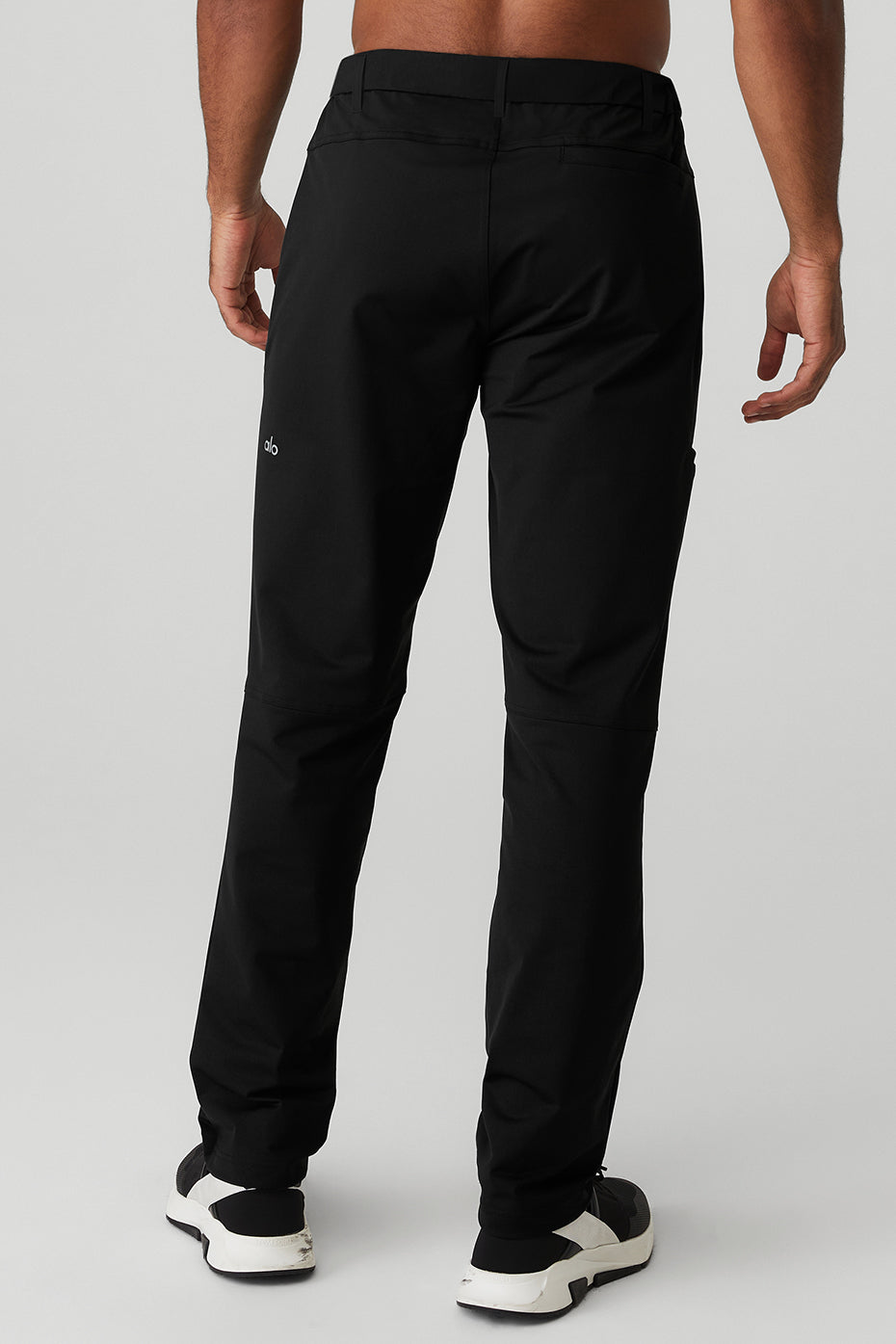 Black Men's Alo Yoga Block Pants | OBH-864957