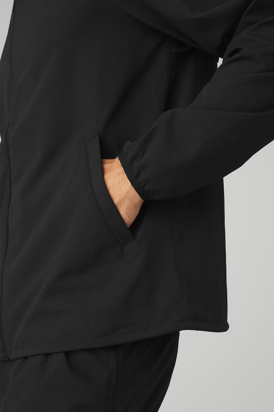 Black Men's Alo Yoga Cadence Jackets | OXP-648371