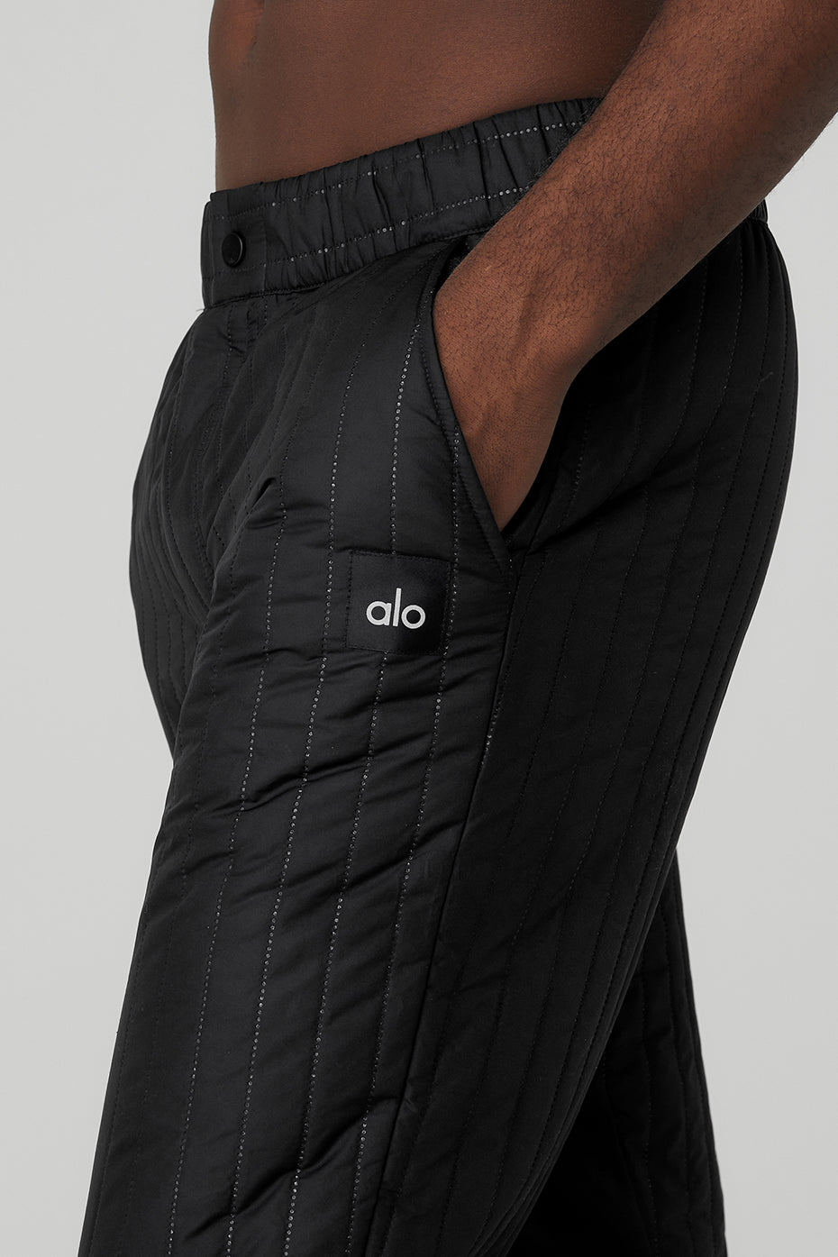 Black Men's Alo Yoga Future Pants | OCD-152387