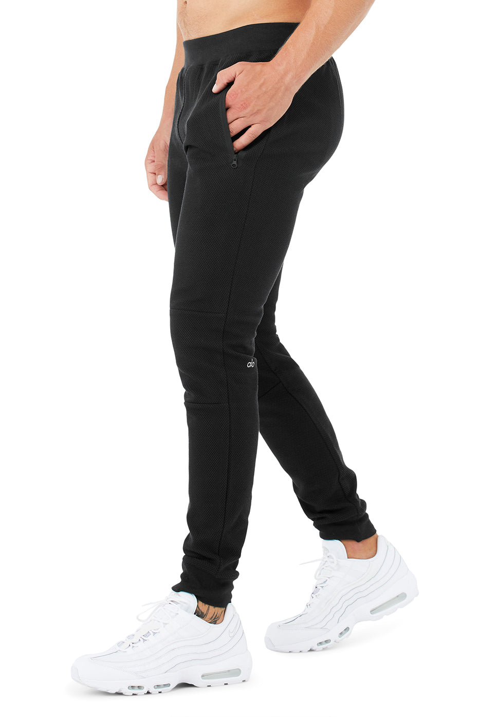 Black Men's Alo Yoga Impel Sweatpants | RNK-174605