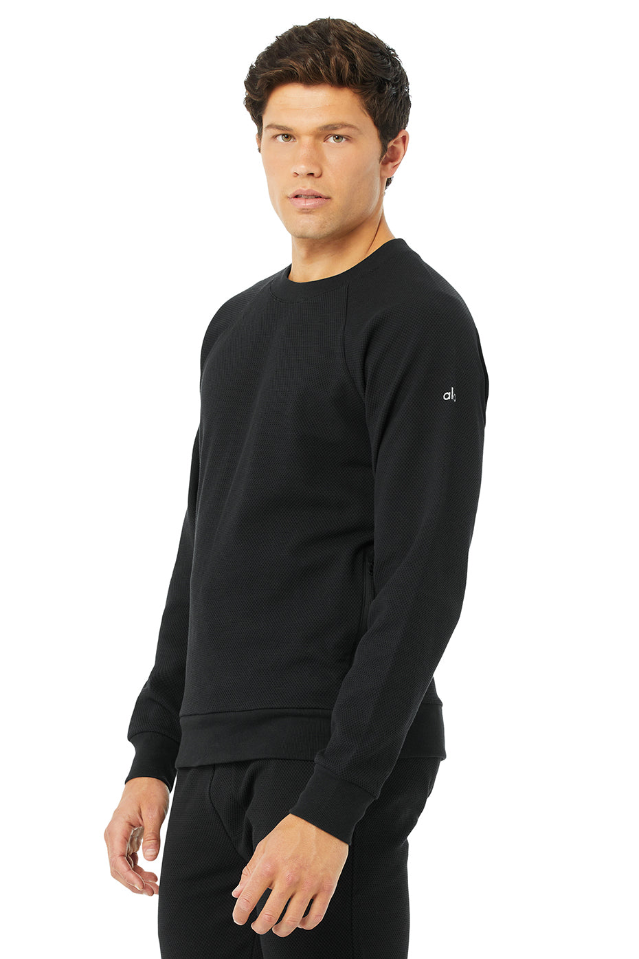 Black Men's Alo Yoga Impel Sweatshirts | CKN-372045