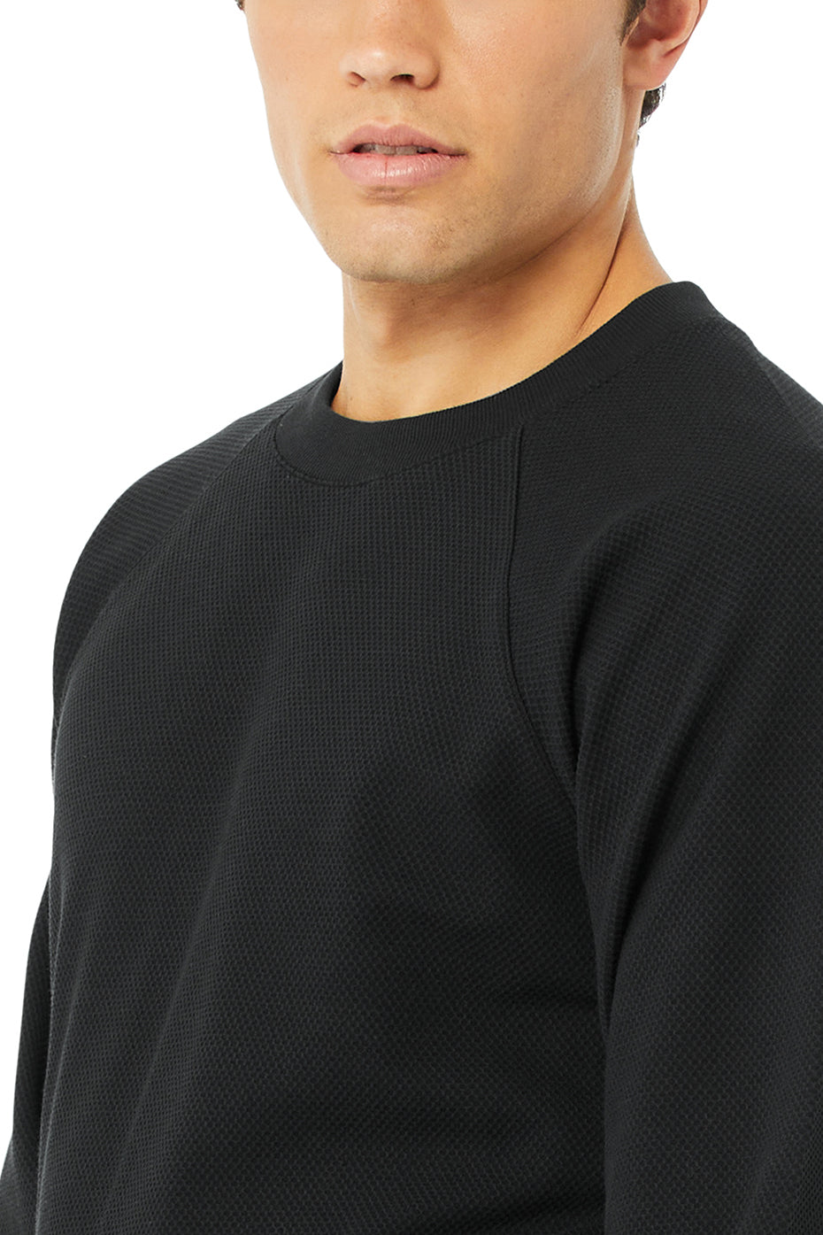 Black Men's Alo Yoga Impel Sweatshirts | CKN-372045